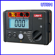 Uni-t UT501 medidor de resistencia de aislamiento 250 V / 500 V / 1000 V tensión de salida
