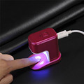 Mini Single Finger Nail Phototherapy Lamp Light Therapy lamp USB LED nail Lamp Dryer For DIY