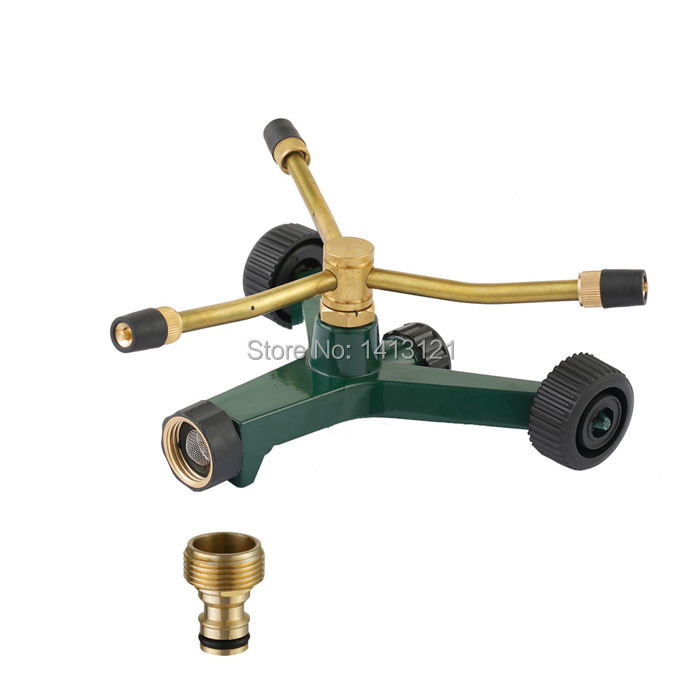 free shipping Moveable Atomization sprinkler kit lawn garden irrigation 360 rotating nozzle agricultural greenhouse park tool