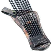 Waterproof Oxford Cloth Arrow Quiver with Bionic Camo Color and 8 Arrow Slot of Archery Supplies for Hunting/Shooting