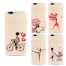 Mobile phone cases For Apple Iphone 7 case Silicon Cartoon Cute Girl Design painted Cases for iphone 7 back cover