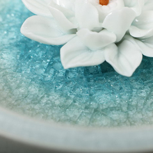 Creative Jingdezhen Ceramic Lotus fragrant incense holder base station wire savory incense furnace filter plug porcelain