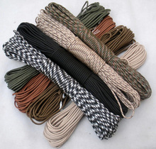 159 colors Wholesale Woodland camo Parachute Cord Paracord 550 7 core Strand 100FT camping tent rope