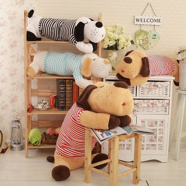 FREE SHIPPING 90CM New cute dog doll plush toys creative large pillow doll