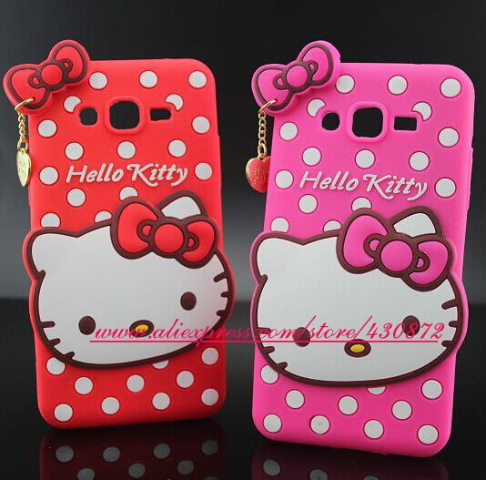 for samsung galaxy grand prime 3d polka dots bowknot hello soft rubber cover for for samsung galaxy grand prime 3d polka dots bowknot hello soft rubber cover for
