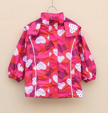 2014 Retail wind and rain in spring and autumn topolino girls trench coat jacket free shipping