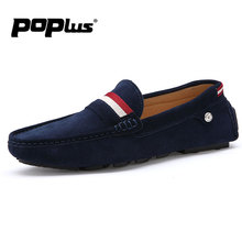 moccasin male brand 2016 spring summer suede loafers for men vintage handmade shoes men’s driving shoe genuine leather casual