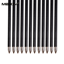 Maxin 12x 32 Inch Archery Target Practice Steel Point 100 Pure Carbon Arrows 4 2mm Inner