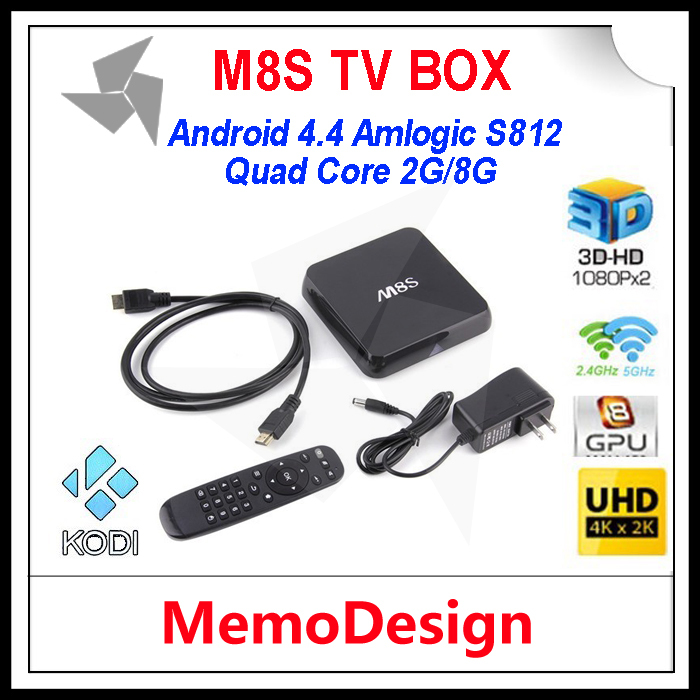 M8s amlogic s812  -  4  android box 2  / 8  xbmc  2.4  / 5  wi-fi full hd  4.4 -box tv 