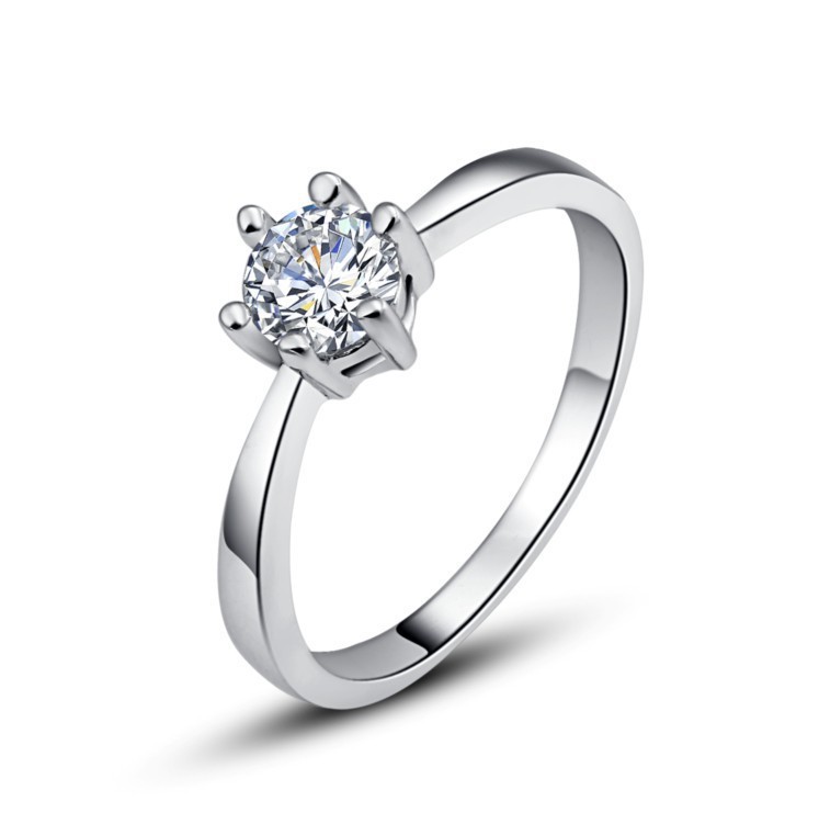 Stone-Ring-Women-Jewelry-Silver-925-Flower-Ring-Engagement-Party-Rings ...