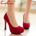 CooLcept Free Shipping Half Ankle Short High Heel Boots Women Snow