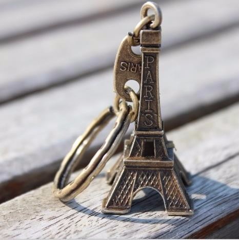 Free-shipping-80pcs-vintage-Paris-Eiffel-Tower-Bronzed-Keychains-wedding-gifts-for-guests-decoracion-vintage-decoration