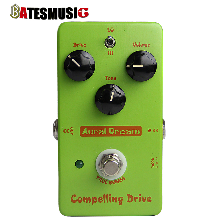 Aural Dream Aluminium Alloy Compelling Drive Electric Guitar Effect Pedal Smart Single Effect with True Bypass