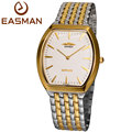 EASMAN Watch Men Brand New Top Hot Swit Quartz Watches Sapphire Royalblue Tonneau Stainless Men Fashion