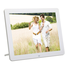 12 inch HD LED 800*600 Digital Photo Frame With Alarm Clock Calendar Slideshow Digital Frame MP3/4 Movie Player Digital Album