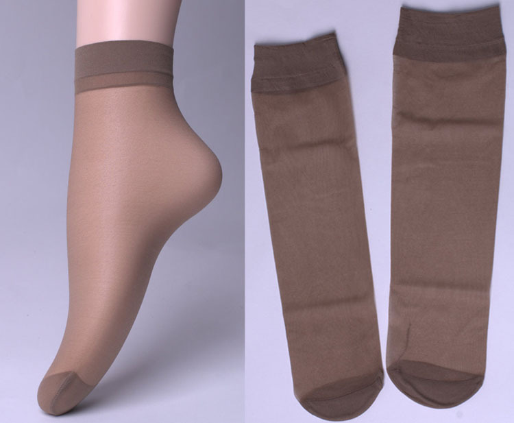  20PCS 10PAIRS 1 LOT Lady Girl Velvet Short Sock Crystal Silk Ultra thin Transparent Women