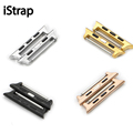 Black Silver Gold for Apple Watch Metal Stainless Steel Spring Bar Adapter Connector Loop for Iwatch