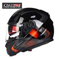 New arrive 100 original LS2 ff320 motorcycle helmet with inner sun visor full face helmet flip
