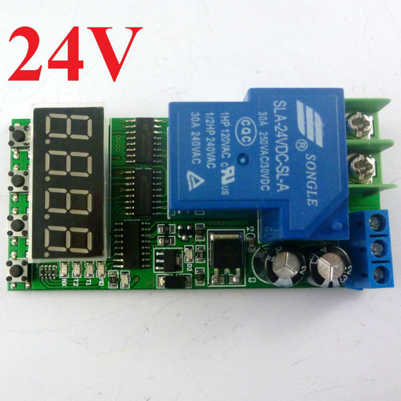 24v power on time delay circuit