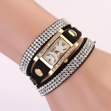 New Arrival 2015 Luxury Brand Fashion Watch Women Lady Crystal Quartz Dress Watch Wristwatches Promotion Gift
