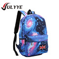 2016 New Multicolor Women Canvas Backpack Stylish Galaxy School Bag Star Universe Space Backpack For Teenagers