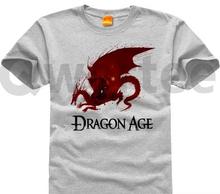 Dragon age 3 inquisition Dragon age Pure cotton Round collar Men’s short sleeve T-shirt 006