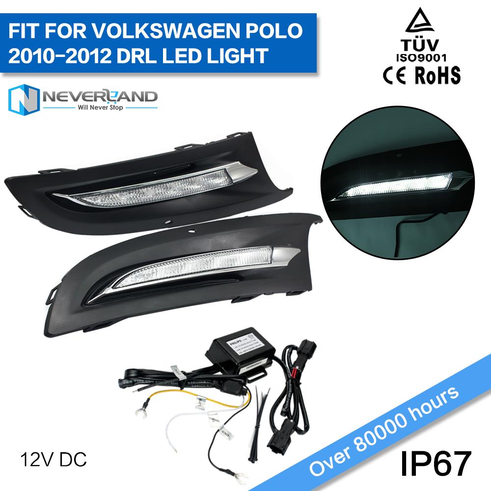      DRL       Volkswagen POLO 2010 2011 2012   D10