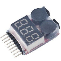 Free Shipping 2015 Hot Sell1 8S LED Low Voltage Buzzer Alarm Lipo Voltage Indicator Checker Tester