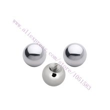 20pcs 9mm Stainless Steel Ball with M4 Threaded hole for kossel800 delta 3d printer Accessories ,customization service