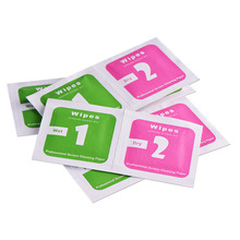 100pc/lot Dry-Wet Wipes For Tempered Glass Screen Protectors Accessories Alcohol Pad Mobile Screen Cleaning Cloth tools