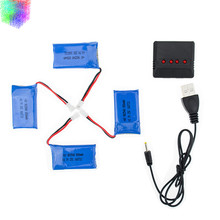 Syma X5C rc Lipo battery 3.7V 850mAh 4pcs and charger for syma x5 x5sw x5sc cx30 cx30w Helicopter Quadcopter drone part