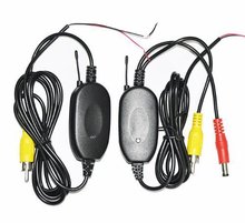 Wireless Parking Car B ackup RCA Video 2.4 Ghz transmitter Receiver kit for Car Wireless Rear Camera Reverse Car DVD GPS Monitor