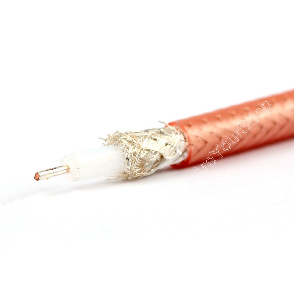 1-10' RG142 M17 SMA Male Male Jumper Silver coated RF cable USA 