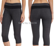 New Women Running Tights Sports Pants Jogging Capris Lycra Compression Fitness Exercising GYM Quick Dry Trousers