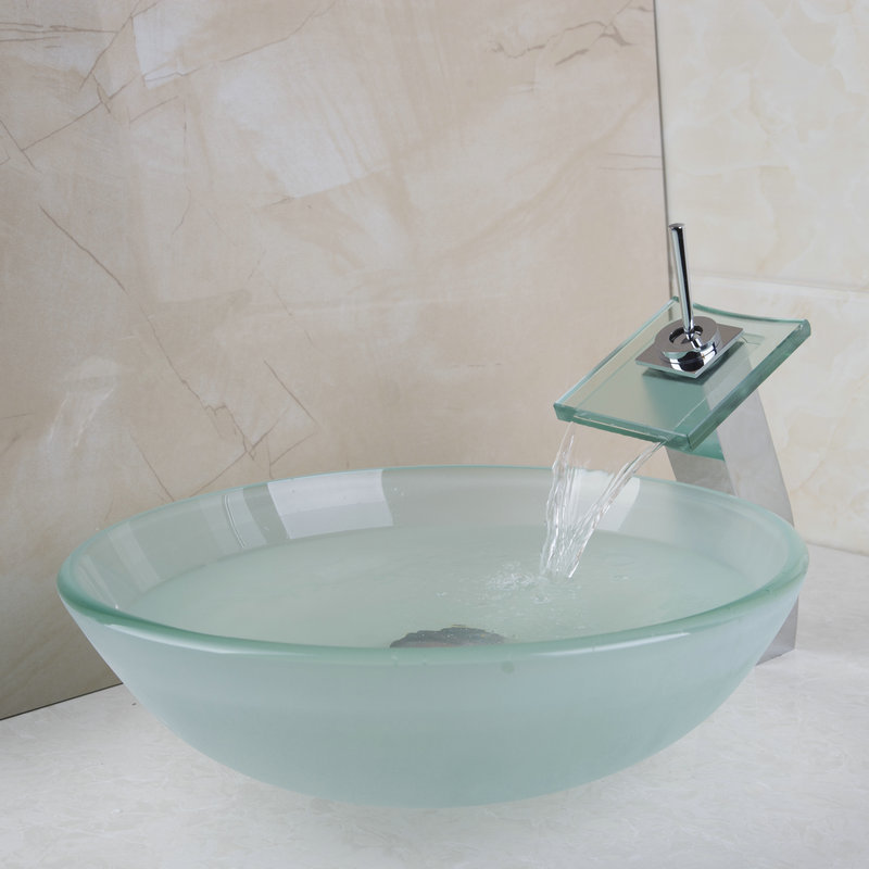 Tazón de vidrio lavabos para baños compra lotes ...
