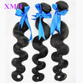 Grade 8a Unprocessed Malaysian Wavy Hair Extension 3pcs Cheap Malaysian Virgin Hair 100G bundle Body Wave