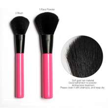 2015 Hot Professional Goat Hair 7Pcs Makeup Brush Set Tools Cosmetic Make Up Brush Set