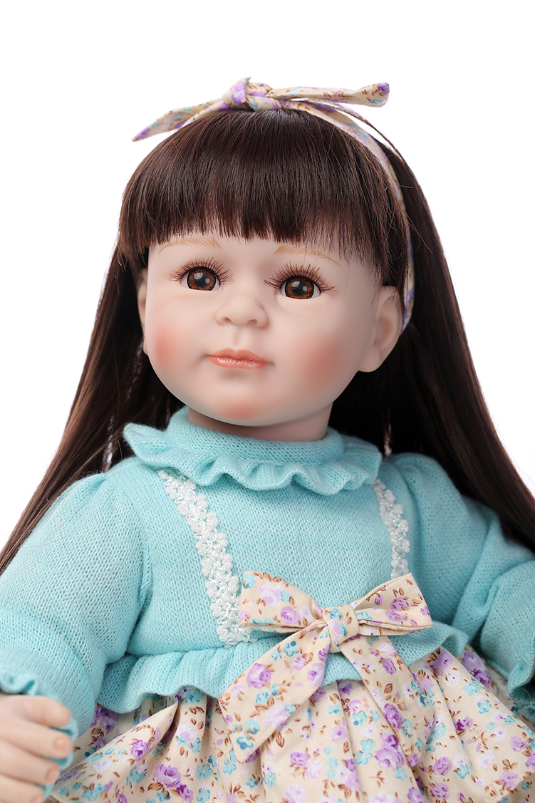 52CM Silicone reborn baby doll toys for girl, lifelike reborn babies girls toys bonecas children gift