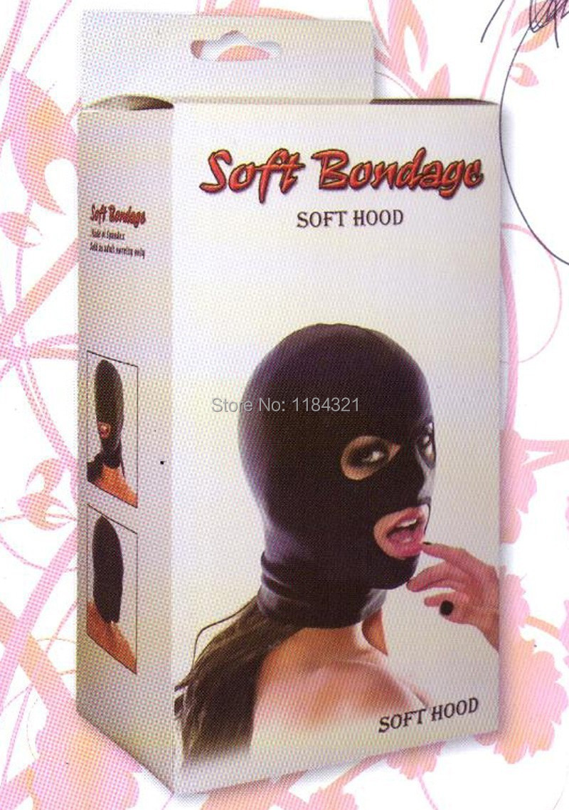 5% off 5pcs/lot fashion spandex hood for couples fun flirting sex game,soft and flexible sex products with fine packging.