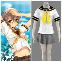 Persona4 Anime Female Summer School Uniform Halloween Cosplay Costume