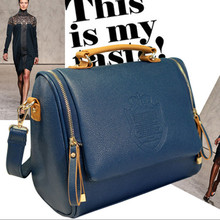 2016 New Arrival Pu Casual Women Solid Cover Women Messenger Bags Handbag Women’s Bag Shoulder Bag