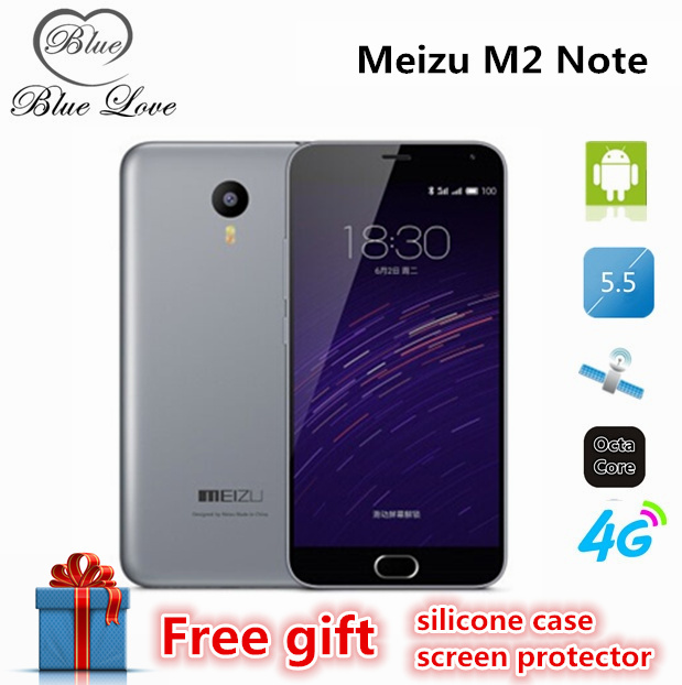 Original Meizu M2 Note MTK6753 Octa Core 4G LTE Cell Phone 5 5 inch FHD 1920x1080