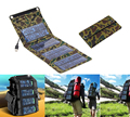 5V 7W Portable Outdoor Battery Power Bank Folding Solar Charging Bag For Cell phone iPhone 4