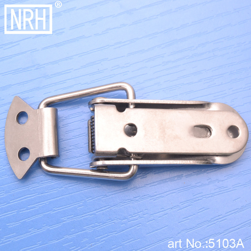 NRH 5103A stainless steel spring hasp Wooden case Flight Case Travelware Tool Box accessories Hardware latch