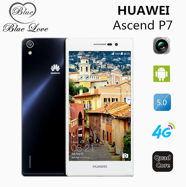 Original Huawei Ascend P7 Kirin 910T Quad Core 4G LTE Cell Phone Android 4 4 2GB