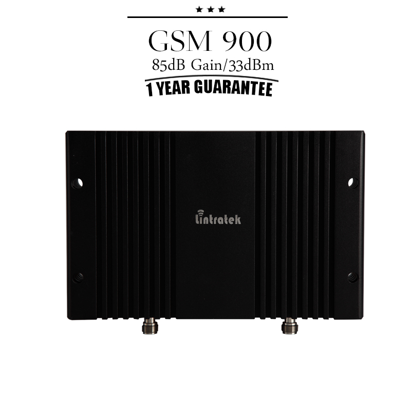 Lintratek GSM 900mhz 85dB Gain 33dBm Large Power Cellphone Signal Booster GSM Mobile Cellular Repetidor Amplificador
