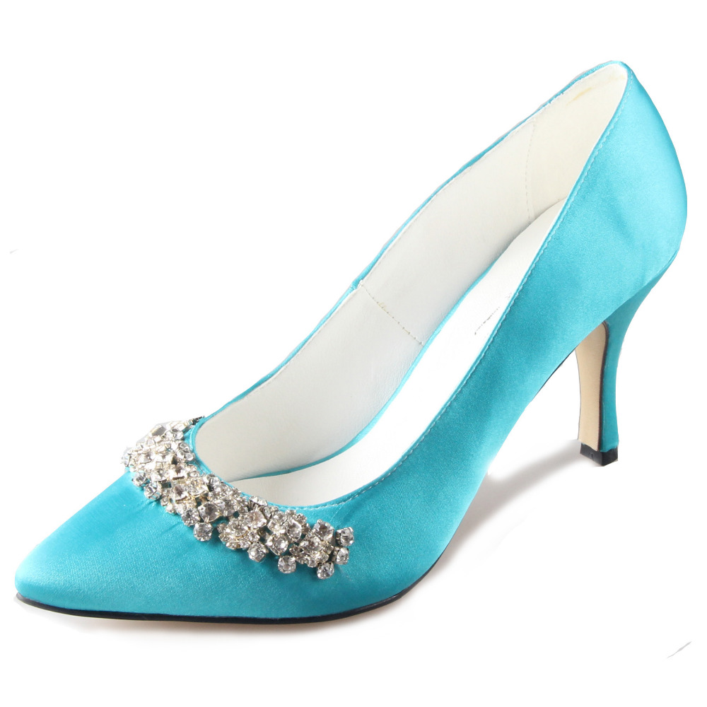 chaussure mariage turquoise