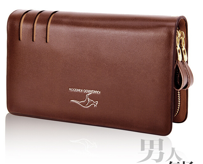 QB 13 new 2014 Fashion Casual Business brand genuine leather wallet men clutch Wallet men s