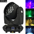 19 12w Led RGBW Wash Zoom Light 16 Channels DMX512 Moving Head Light Professional Stage Light