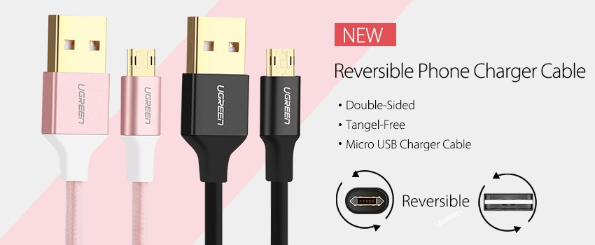 reversible micro usb cable